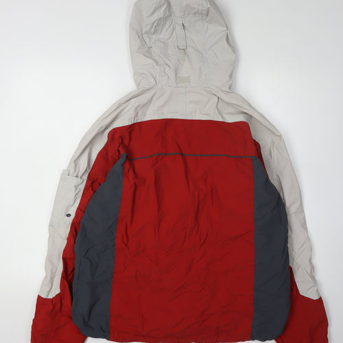 Columbia Men's Red Hooded Jacket M Outdoor Hiking