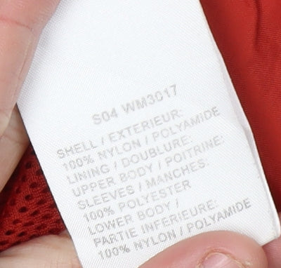 Columbia Men's Red Hooded Jacket M Outdoor Hiking