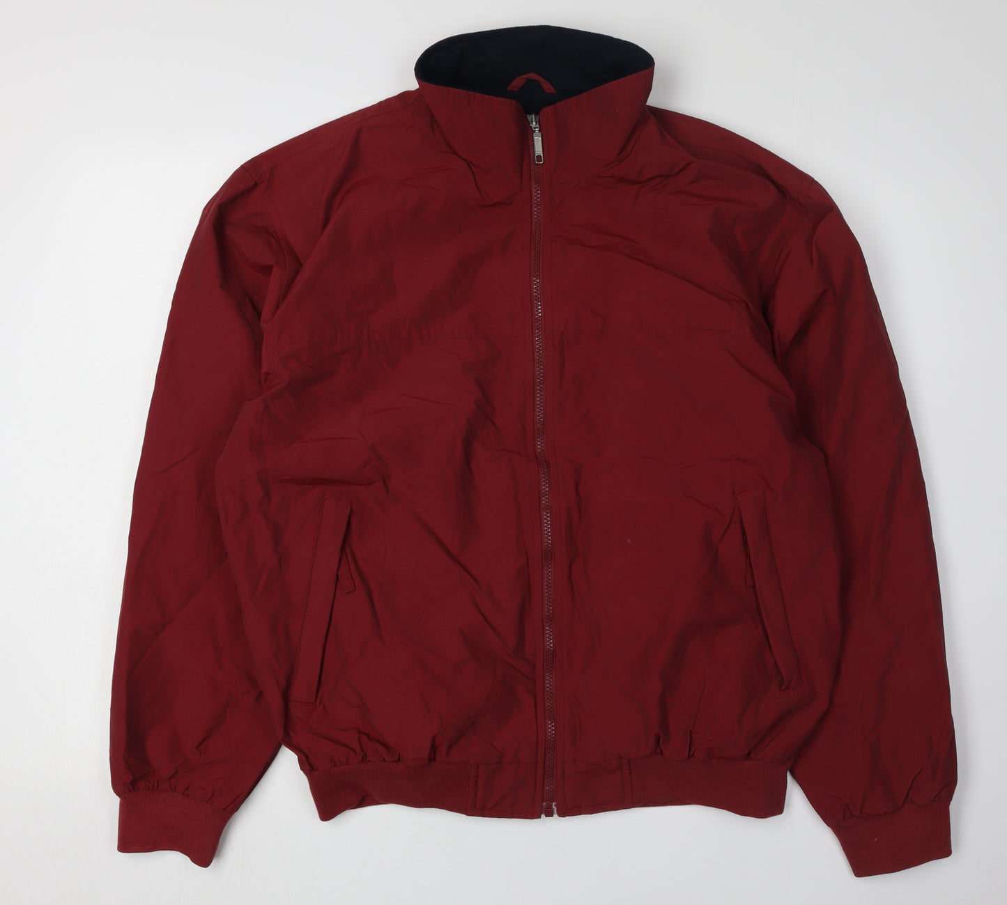 Wilhelm Men's Red Full Zip Jacket Size 50 Casual