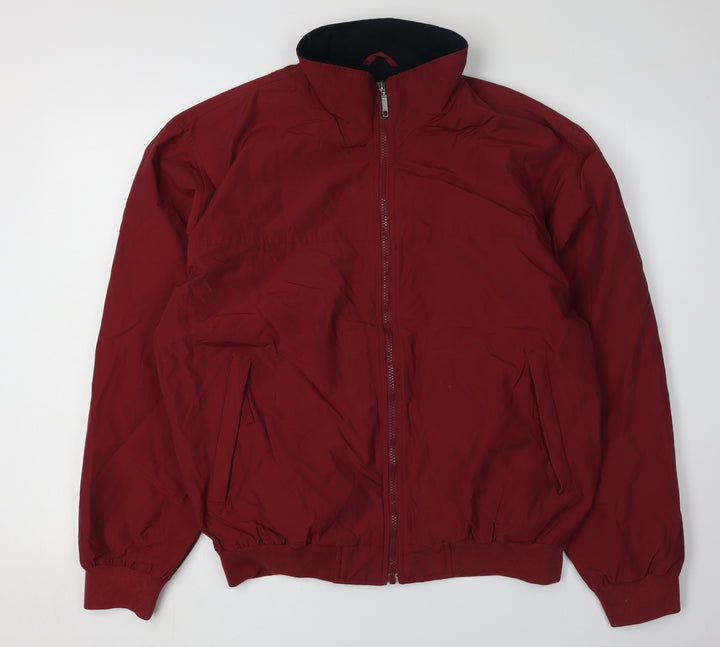 Wilhelm Men's Red Full Zip Jacket Size 50 Casual