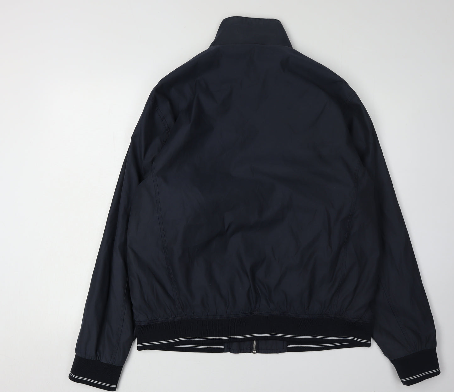 Marks and Spencer Men's Blue Basic Jacket, Size L, Regular Fit