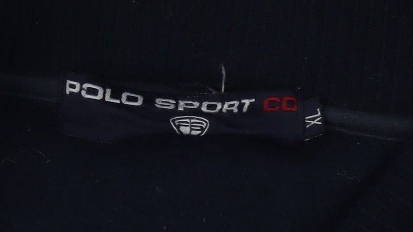 Polo Sport Men's Black Fleece Jacket XL, Casual