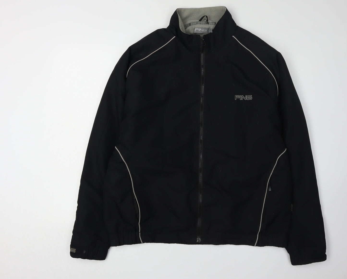 PING Men's Black Basic Jacket L - Casual Comfort