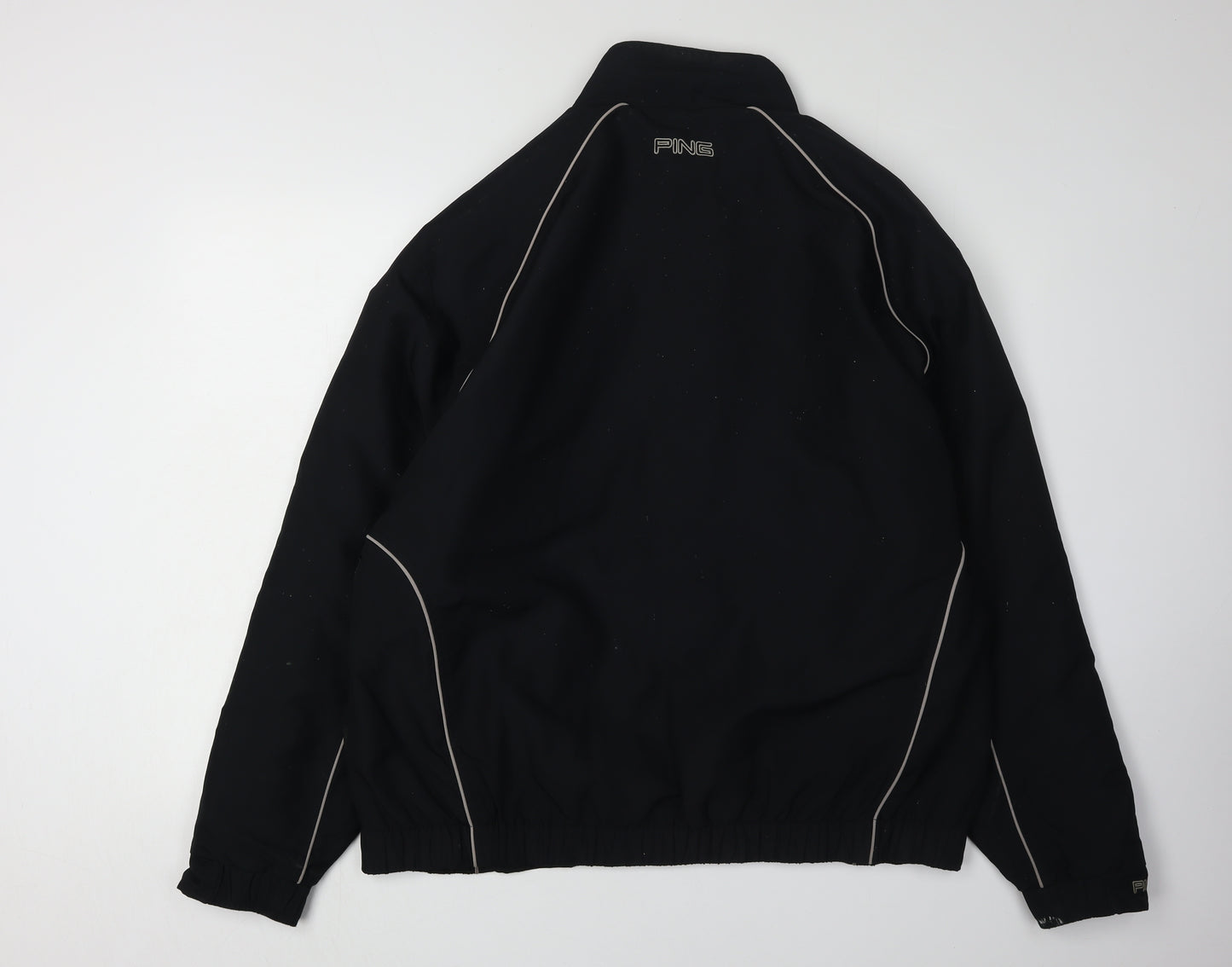 PING Men's Black Basic Jacket L - Casual Comfort