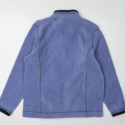 Attraction Women's Blue Fleece Jacket - M Full Zip Casual