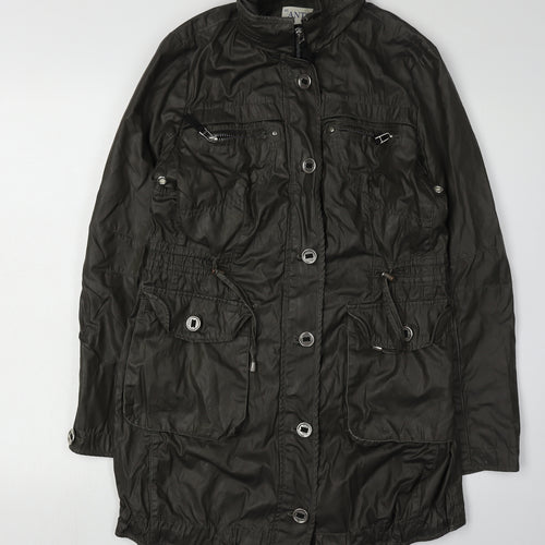Antoni & Alison Women's Black Parka Jacket Size 10