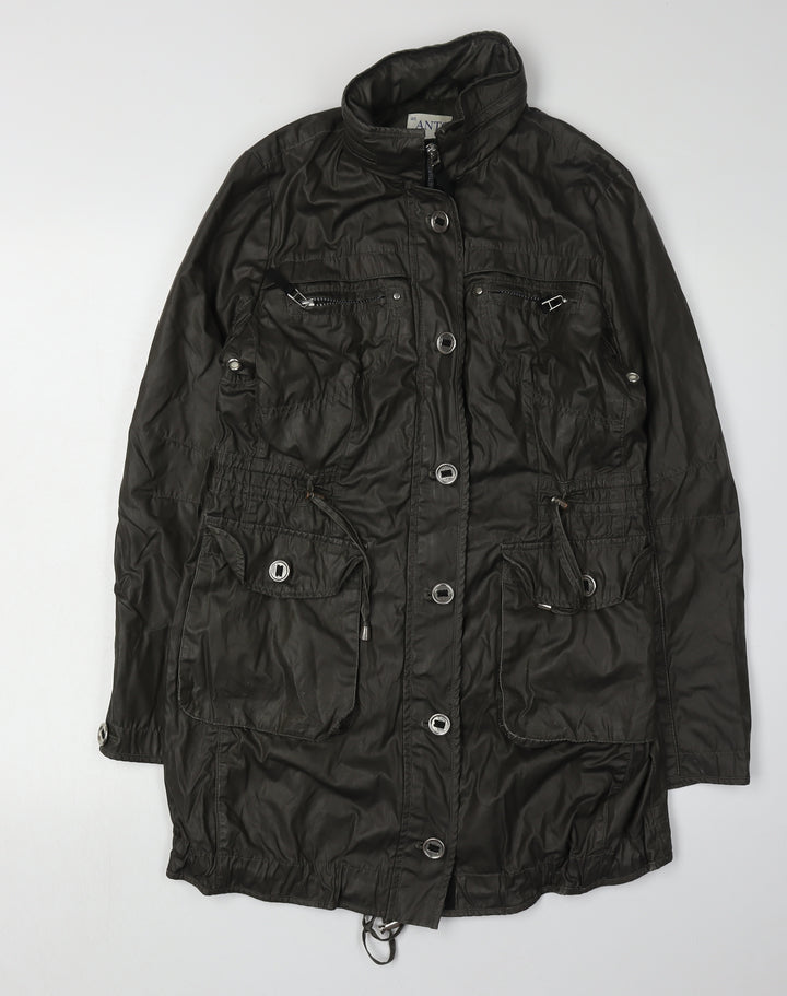 Antoni & Alison Women's Black Parka Jacket Size 10