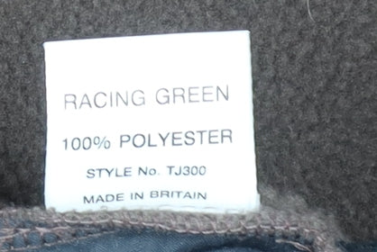 Racing Green Men's Brown Fleece Full Zip Jacket L