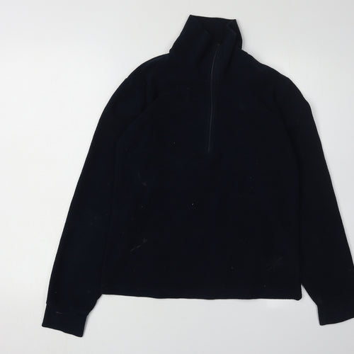 SnowRock Women's Black 2XS Fleece Zip Sweatshirt