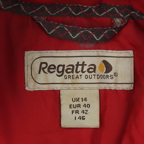 Regatta Women's Red Quilted Waistcoat Size 14