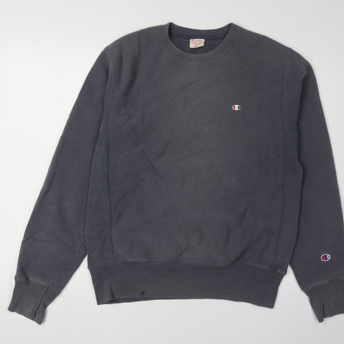 Champion Men's Grey Small Pullover Sweatshirt