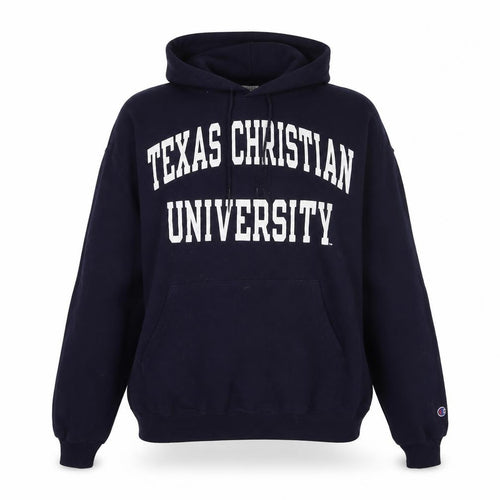 Champion Unisex Black Hoodie L - University Style