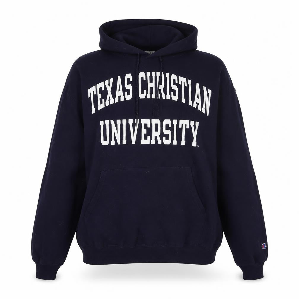 Champion Unisex Black Hoodie L - University Style