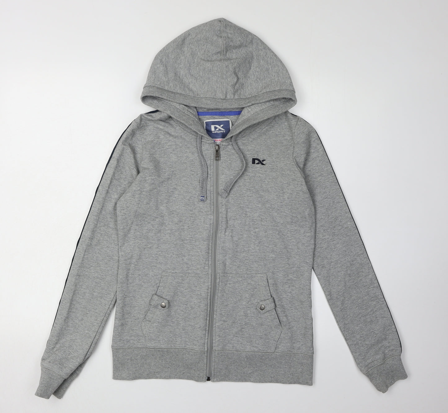 Next Women's Grey Full Zip Hoodie Size 10 - Casual Comfort