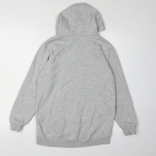 Pineapple Girls Grey Hoodie Pullover 9-10 Years Embroidered