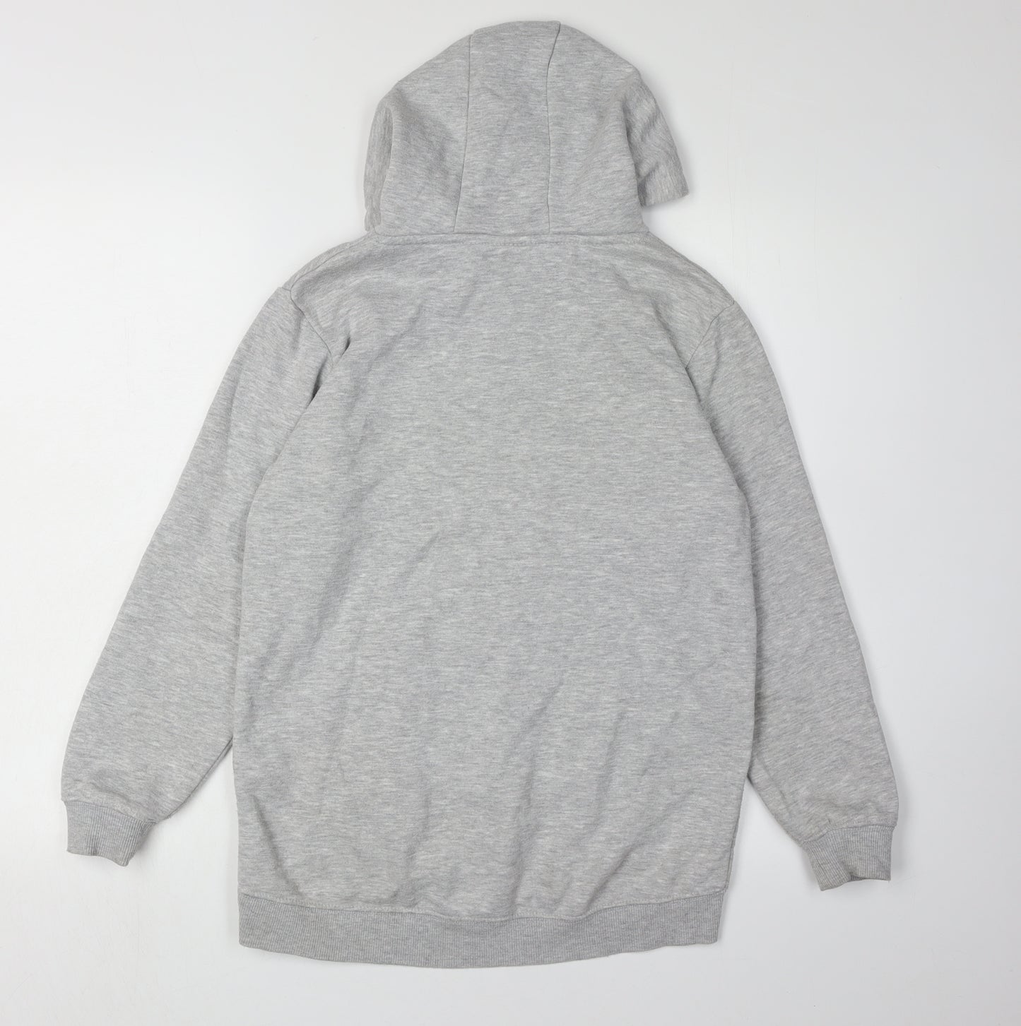 Pineapple Girls Grey Hoodie Pullover 9-10 Years Embroidered