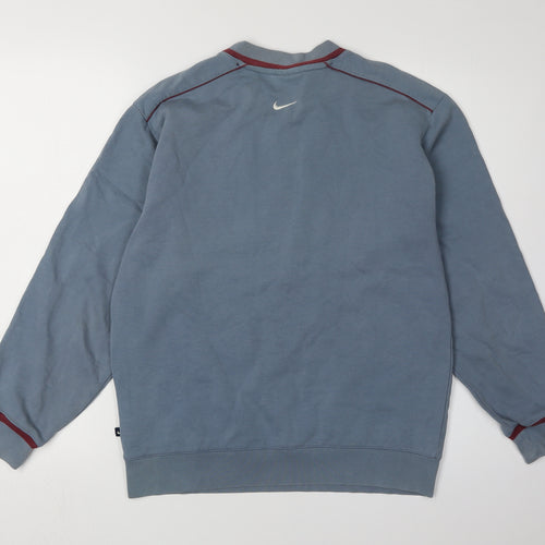 Nike Boys Blue Pullover Sweatshirt L with Logo