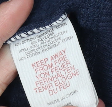 Johnnie B Teens Blue Full Zip Hoodie Size S