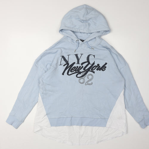 Next Women Blue Pullover Hoodie Size 12