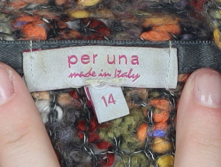 Per Una Women's Multicoloured Cardigan Size 14
