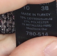 Next Women’s Grey Heart Pullover Jumper Size 10