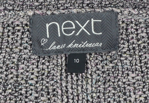 Next Women’s Grey Heart Pullover Jumper Size 10