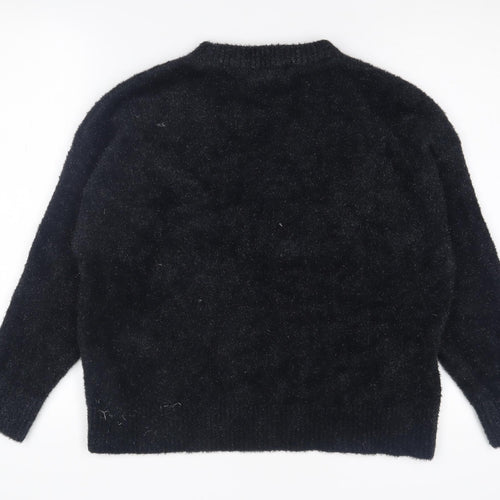 Marks and Spencer Women's Black Pullover Jumper - Size M