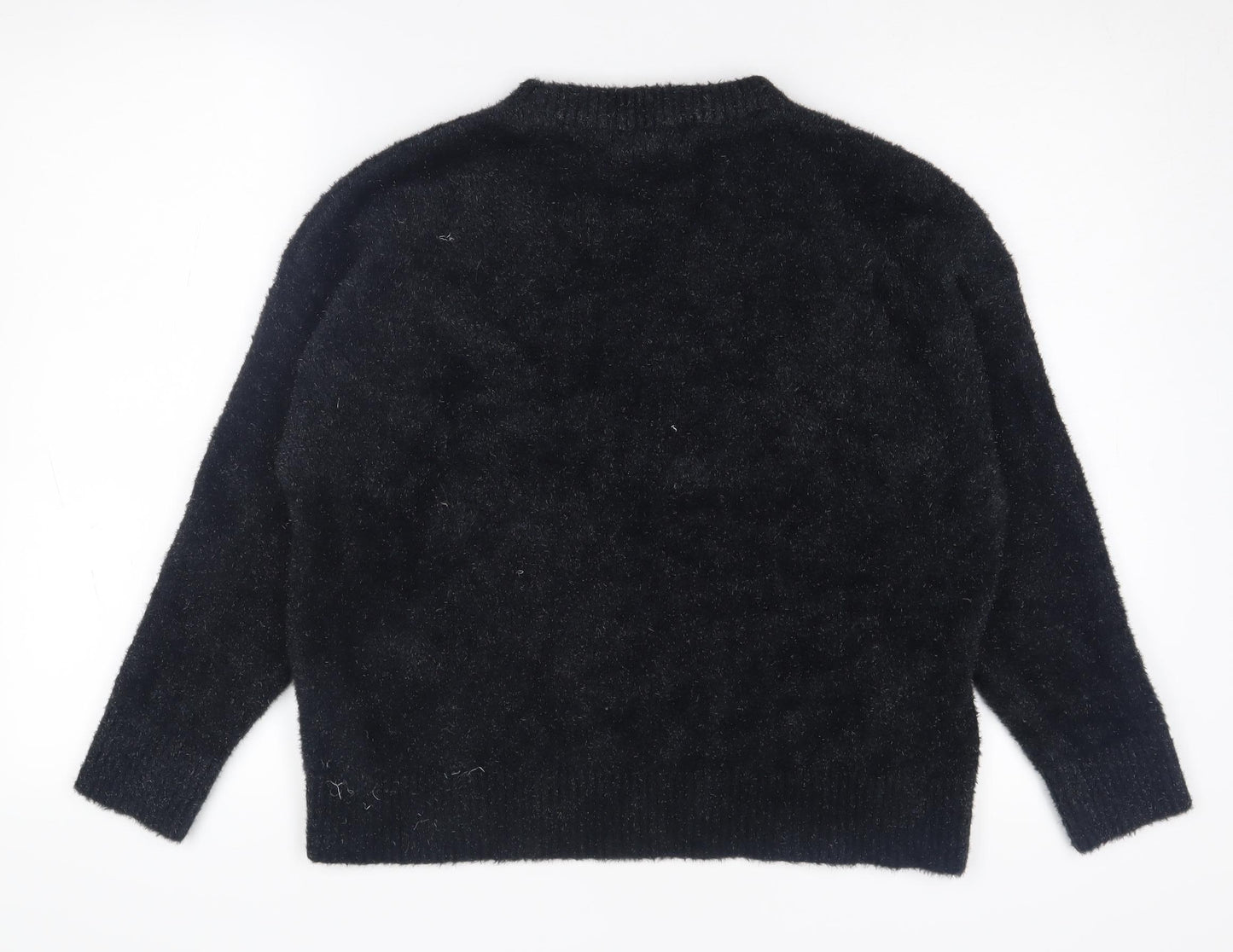 Marks and Spencer Women's Black Pullover Jumper - Size M