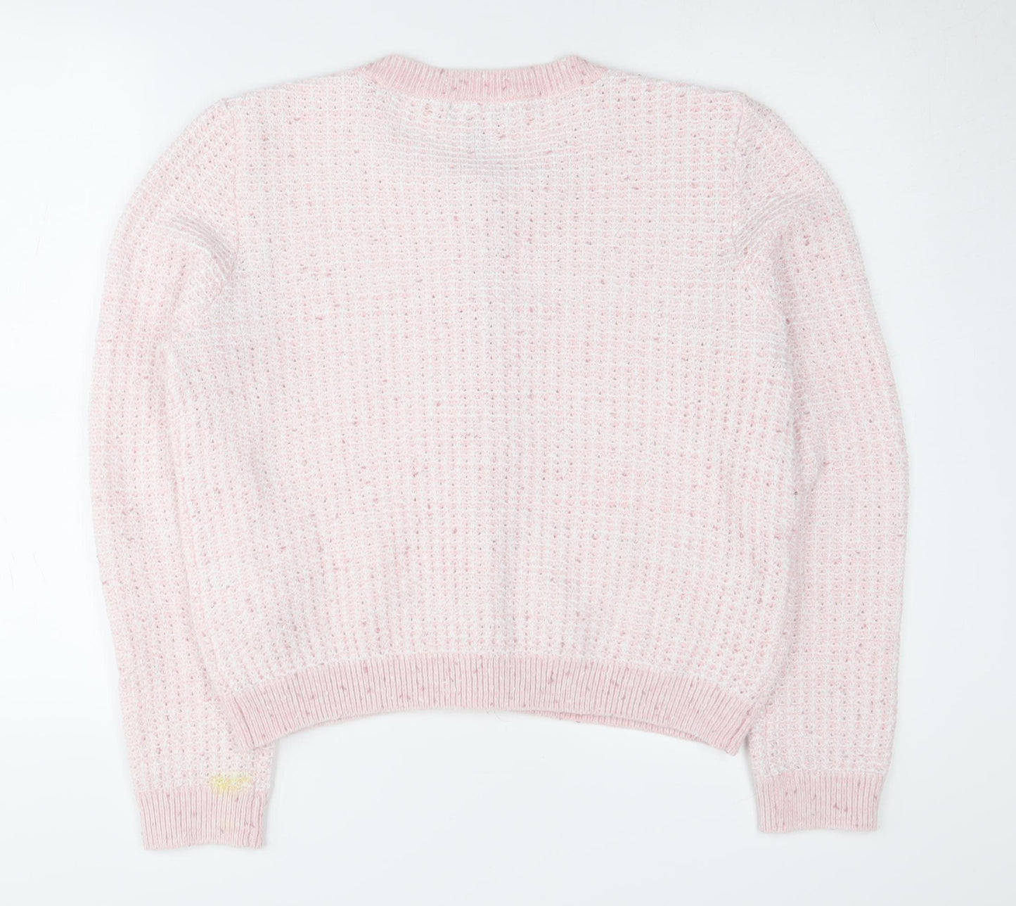 Lipsy Women's Pink Cardigan, Size 14, Crew Neck