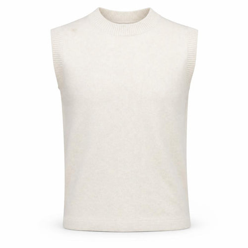 Marks and Spencer Men's Beige Vest S Sleeveless Jumper