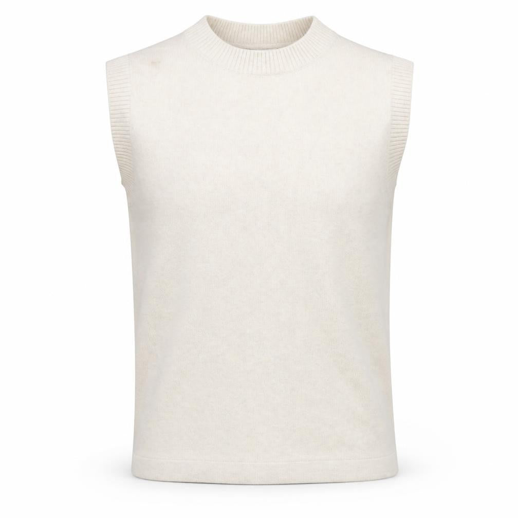 Marks and Spencer Men's Beige Vest S Sleeveless Jumper