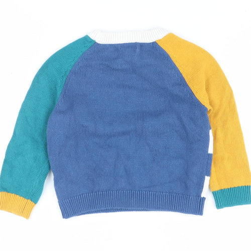 Monsoon Unisex Toddler Multicoloured Striped Jumper 18-24 Mths