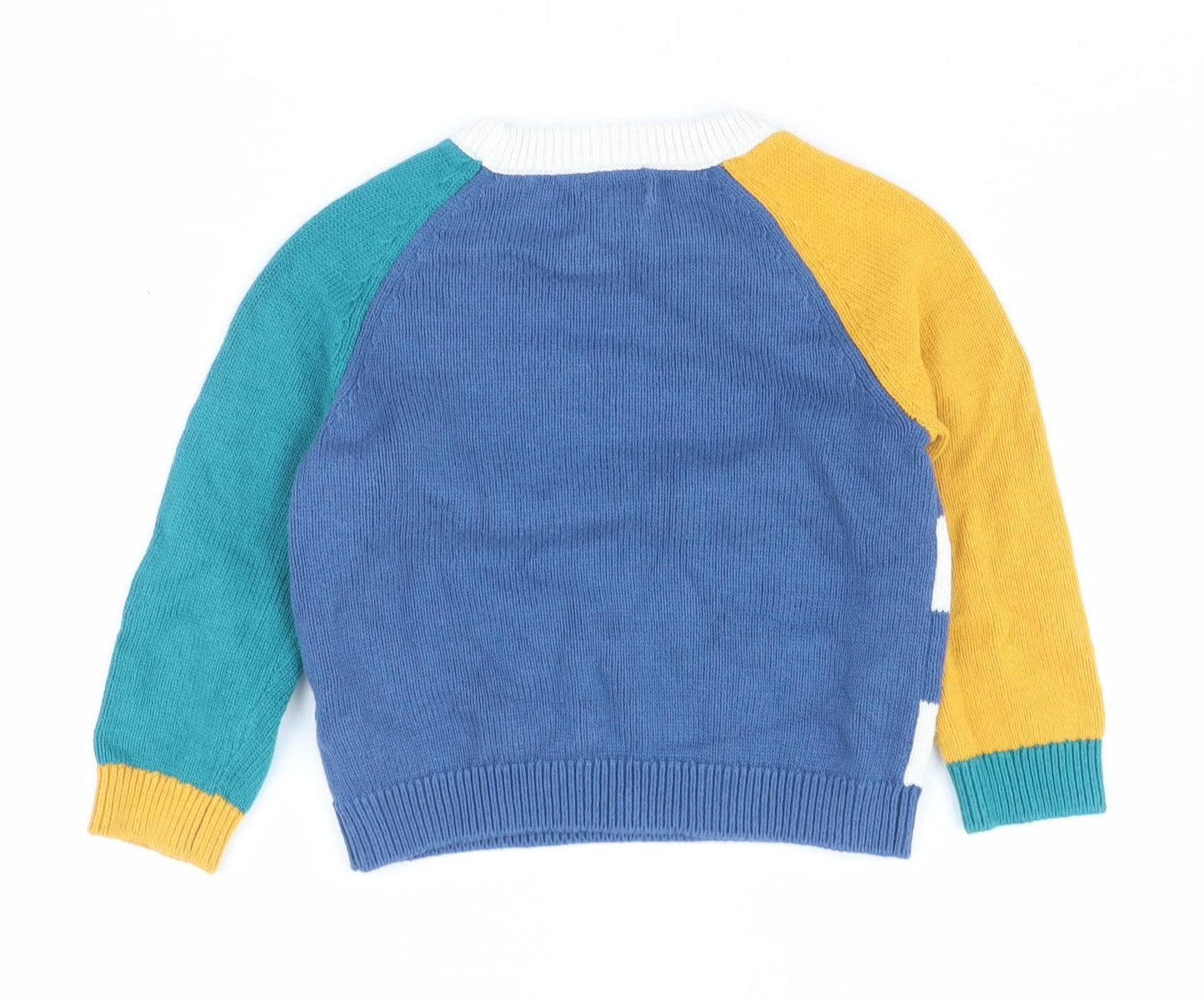 Monsoon Unisex Toddler Multicoloured Striped Jumper 18-24 Mths