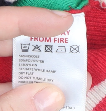 Urban Outfitters Women's Green Striped Cardigan, Size S