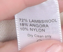 Monsoon Women's Ivory Cardigan Size 8 Fur Trim Knit