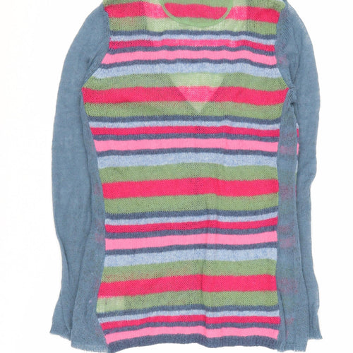 White Stuff Women’s Multicoloured Striped Cardigan Size 14