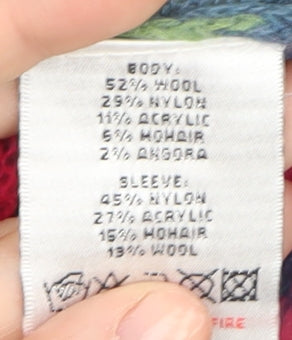 White Stuff Women’s Multicoloured Striped Cardigan Size 14