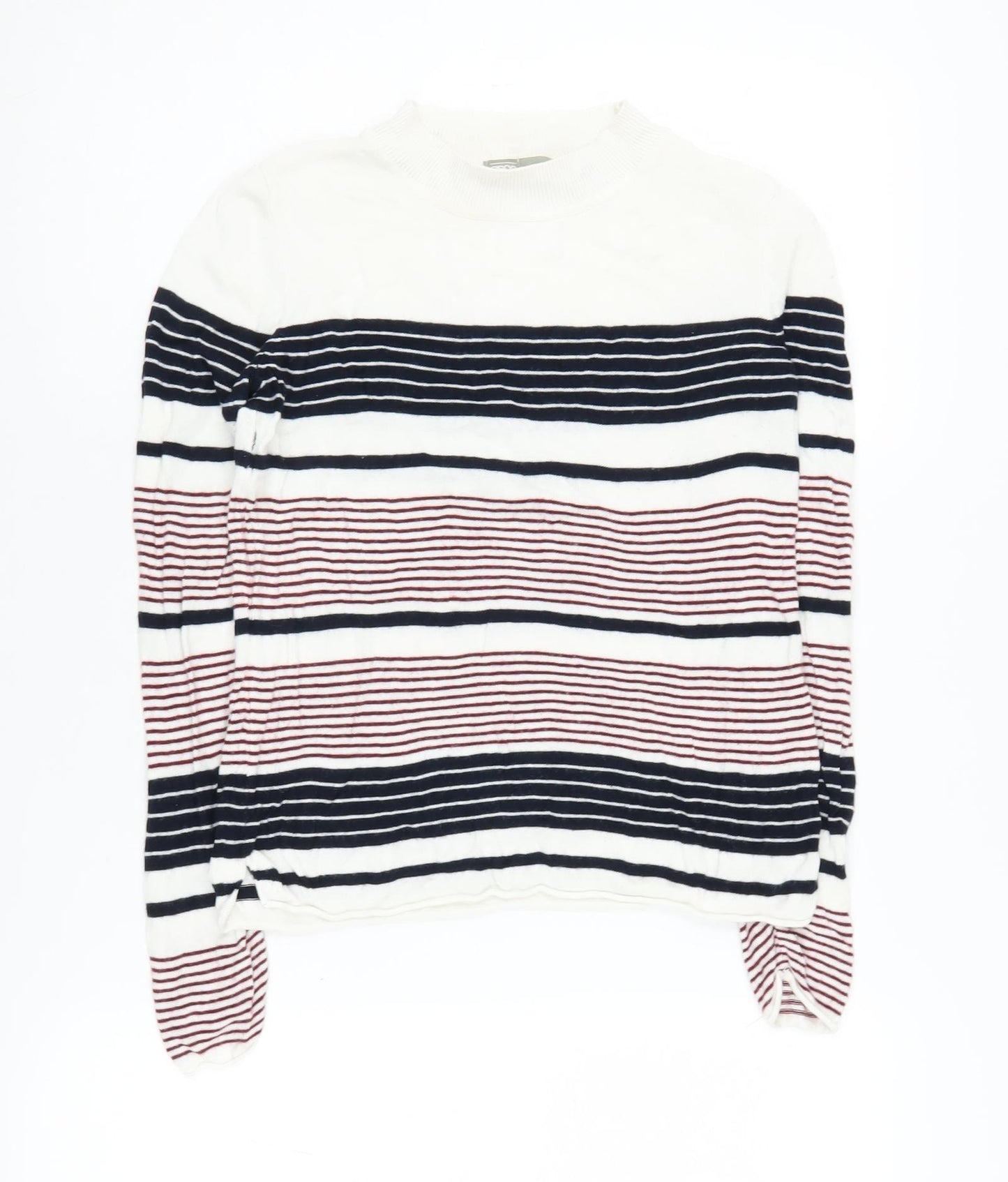 ASOS Women's Striped Pullover Jumper, Multicoloured, Size 10