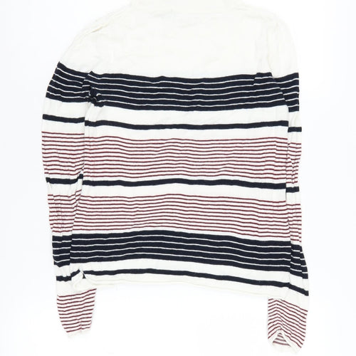 ASOS Women's Striped Pullover Jumper, Multicoloured, Size 10
