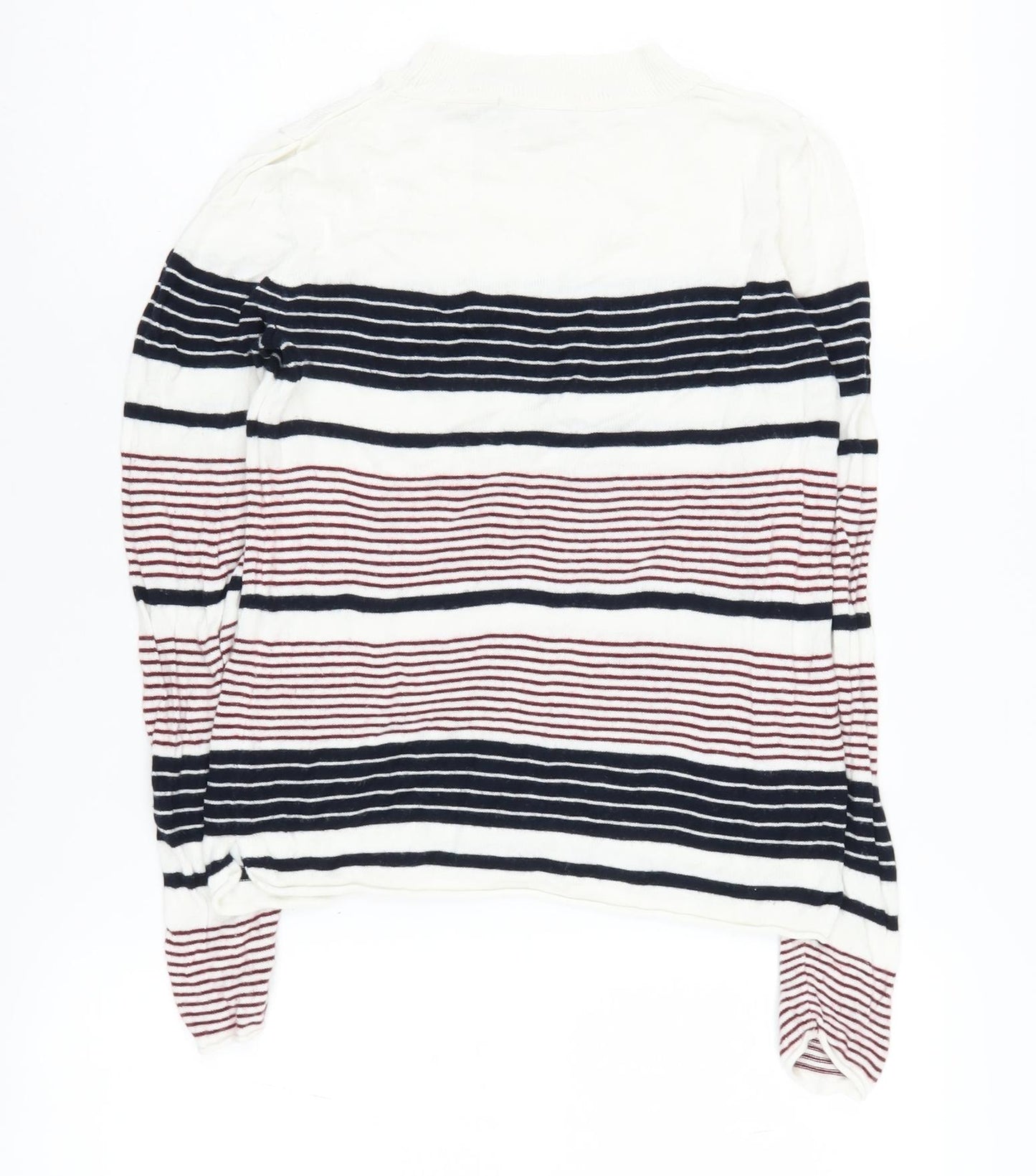 ASOS Women's Striped Pullover Jumper, Multicoloured, Size 10