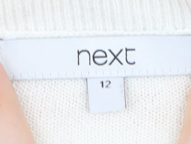 Next Women's Multicoloured Striped Pullover Jumper Size 12