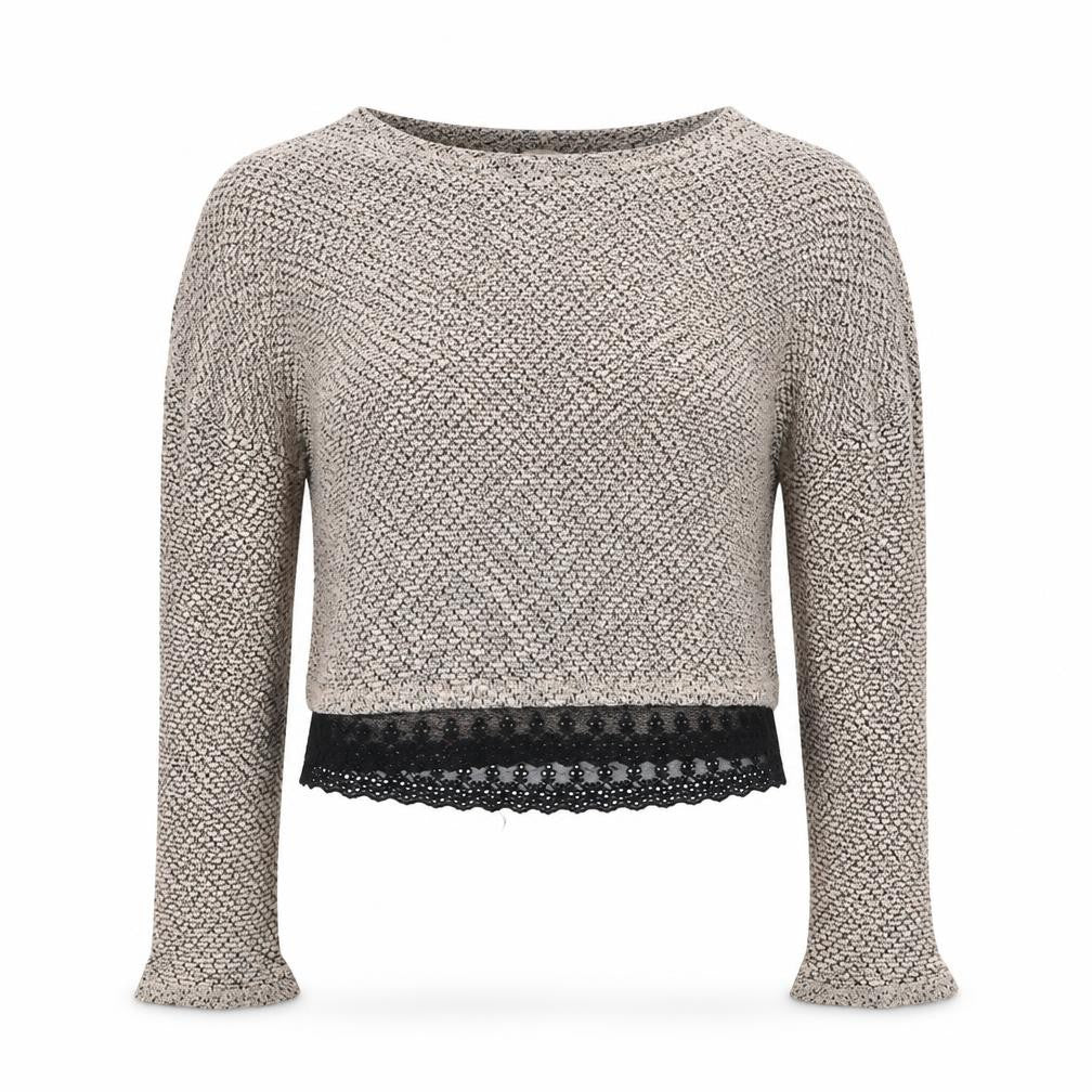 Pins and Needles Beige Women's Jumper, S, Boat Neck, Casual