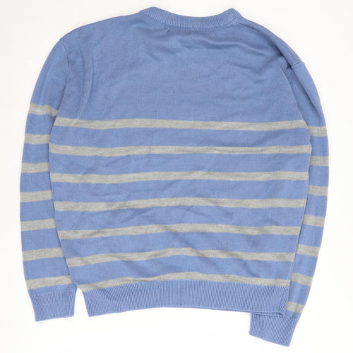 J.J. Willis Men's Blue Striped Pullover Jumper 2XL