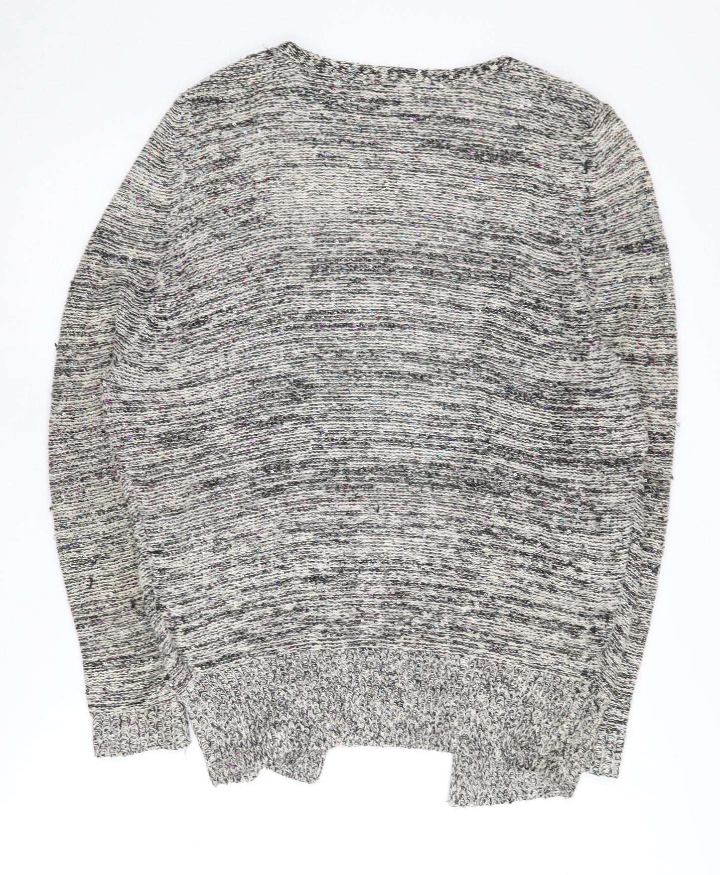 River Island Women's Multicoloured Sequin Cardigan Size 14