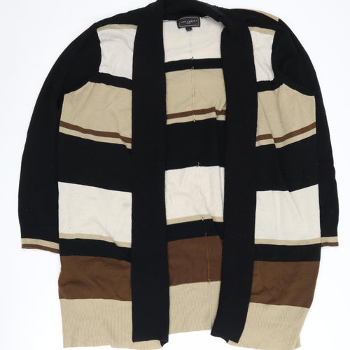 Ann Harvey Women's Striped Cardigan - Size 3