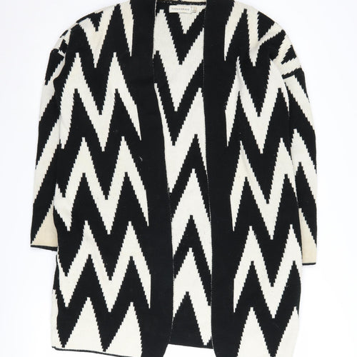 Paraphrase Women's Black & White Cardigan Size 10
