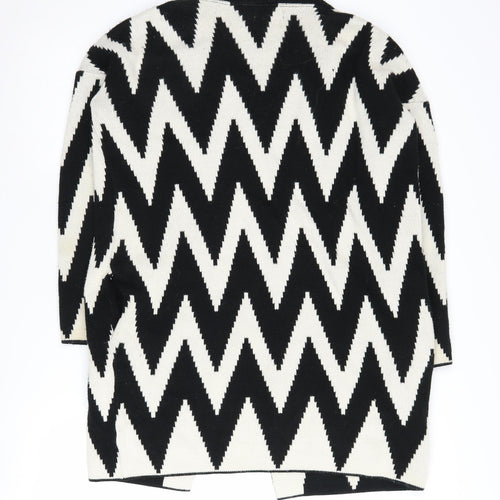 Paraphrase Women's Black & White Cardigan Size 10