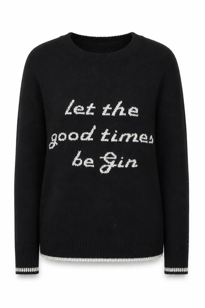 Front view of Next Women's Black jumper, size 12, Casual