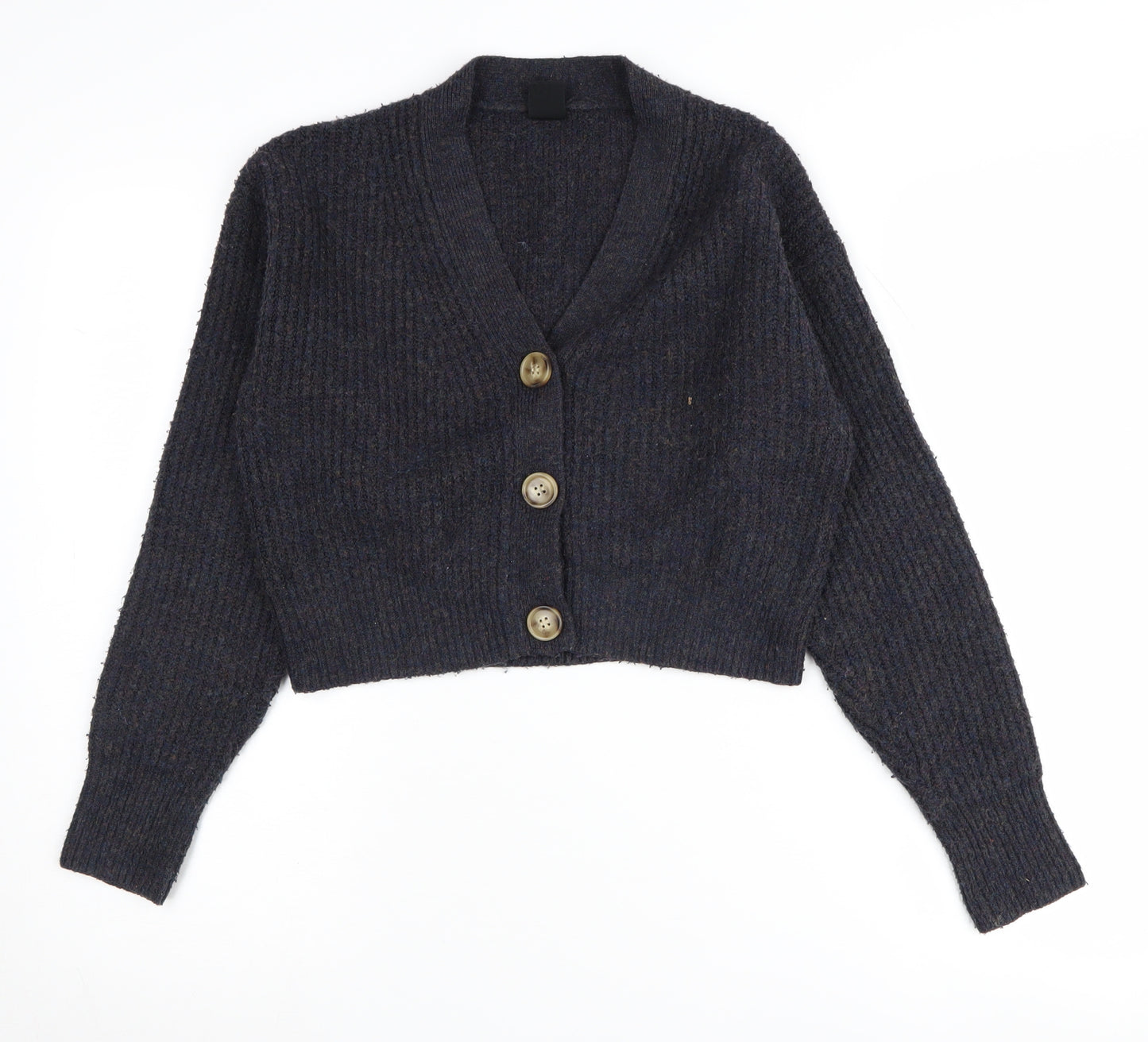 Urban Outfitters Women's Black Cardigan, Size S, Chunky-Knit