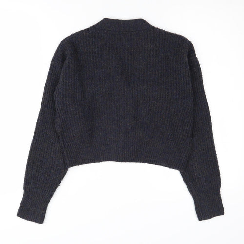 Urban Outfitters Women's Black Cardigan, Size S, Chunky-Knit